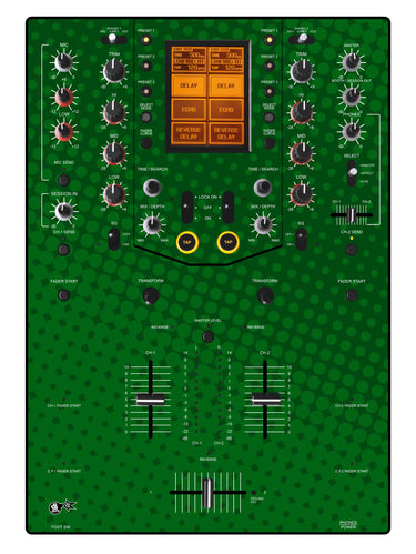 Pioneer DJ DJM 909 Skin Gradienter Green